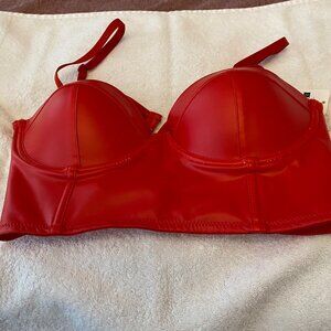 Urban planet faux leather corset